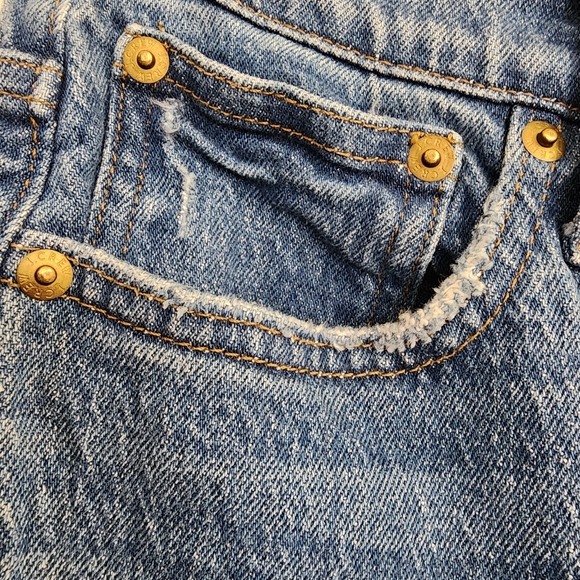 J.Crew Demi Boot Crop Jeans Women’s 24 Blue Mid Rise Cropped Denim - Picture 9 of 16